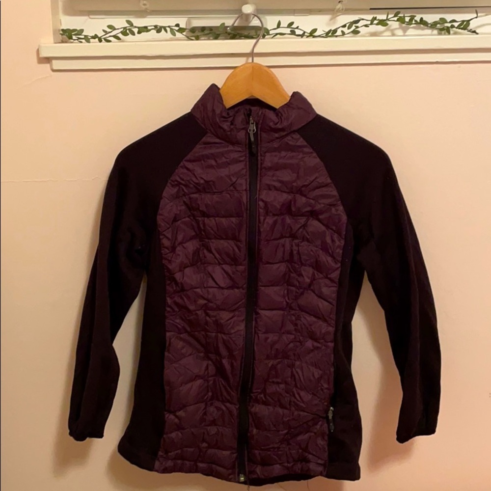 Purple puff jacket